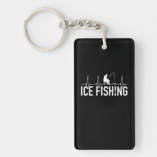 Fisher Ice Fishing Heartbeat Keychain