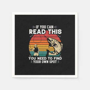 Fisher If You Can Read This Napkins