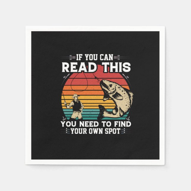 Fisher If You Can Read This Napkins (Front)