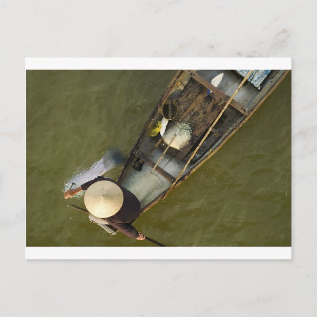 Fisher in Asia from above Postcard (Front)