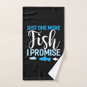Fisher Just One More Fish Hand Towel