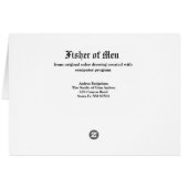 Fisher of Men Cards (Back Horizontal)