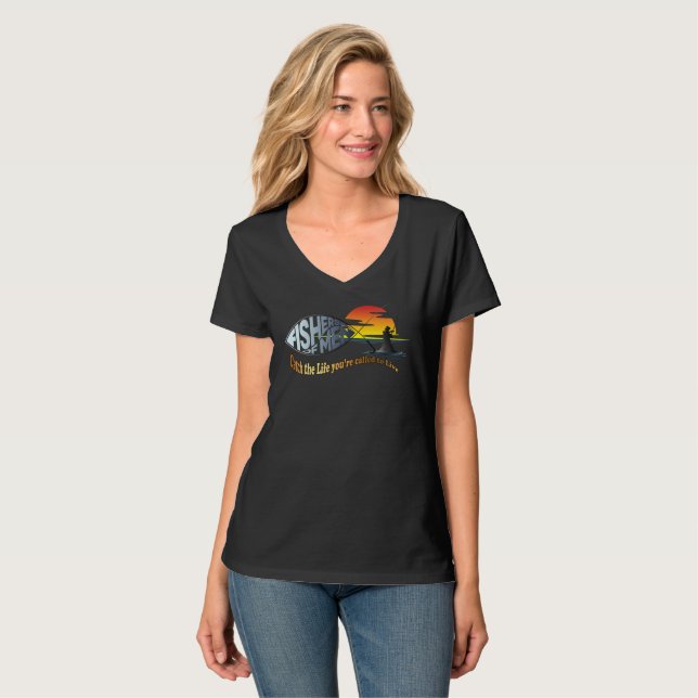 Fisher of Men | Women V-Neck T-Shirt (Front Full)