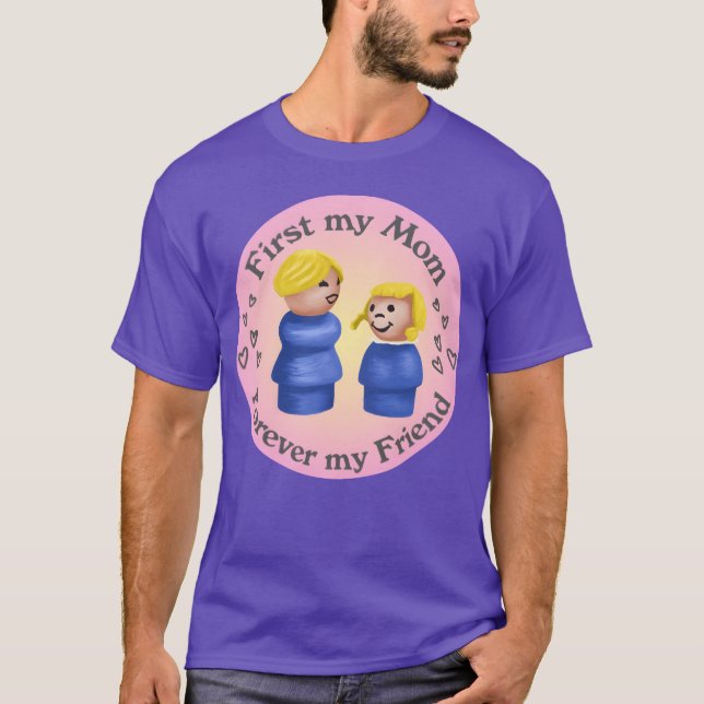 Fisher Price Little People mom friends retro T-Shirt (Front)