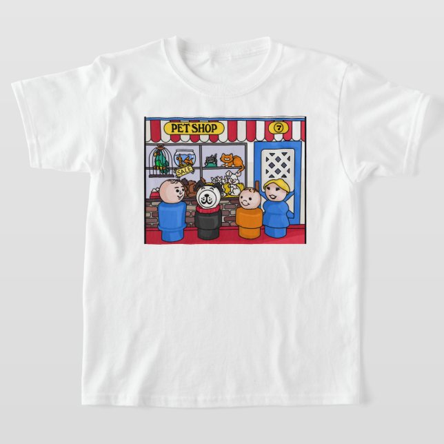 Fisher Price Little People Pet Shop Boy T-Shirt (Laydown)