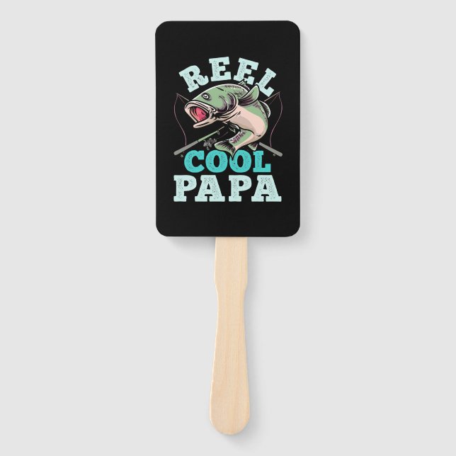 Fisher Reel Cool Papa Hand Fan (Front)