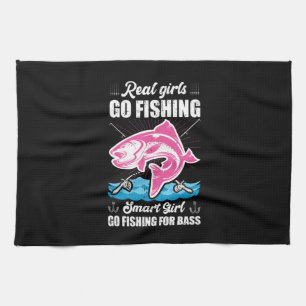 Fisher Smart Girls Go Fishing Kitchen Towel
