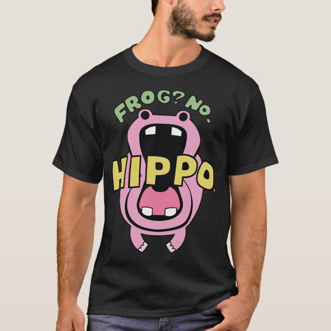 Fisher Tiger (One Piece) Frog No. Hippo. T-Shirt (Front)