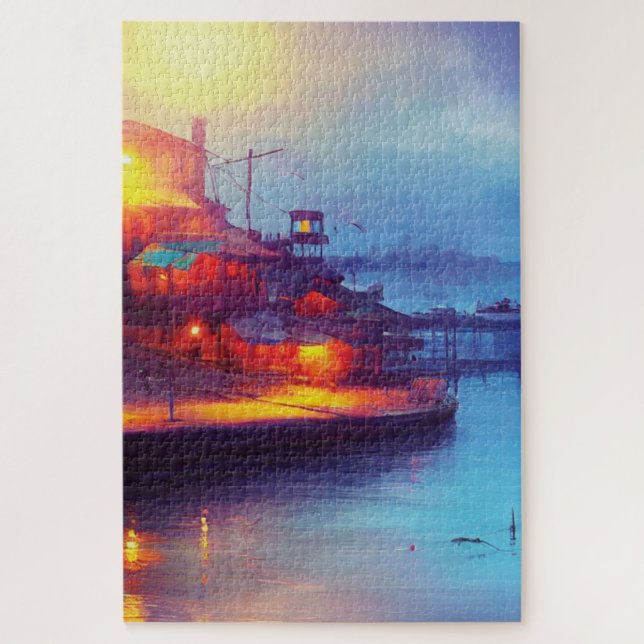 Fisher Village Jigsaw Puzzle (Vertical)