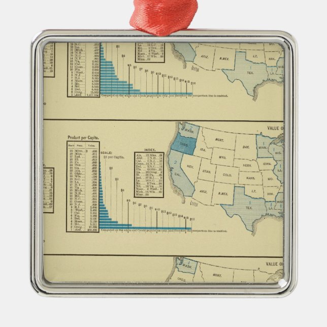 Fisheries Metal Ornament (Front)