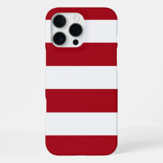 Fisherman Aesthetic Red Striped iPhone 16 Pro Max Case