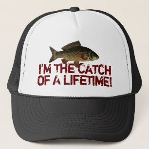 Fisherman Angler Fishing Catch of a Lifetime Funny Trucker Hat