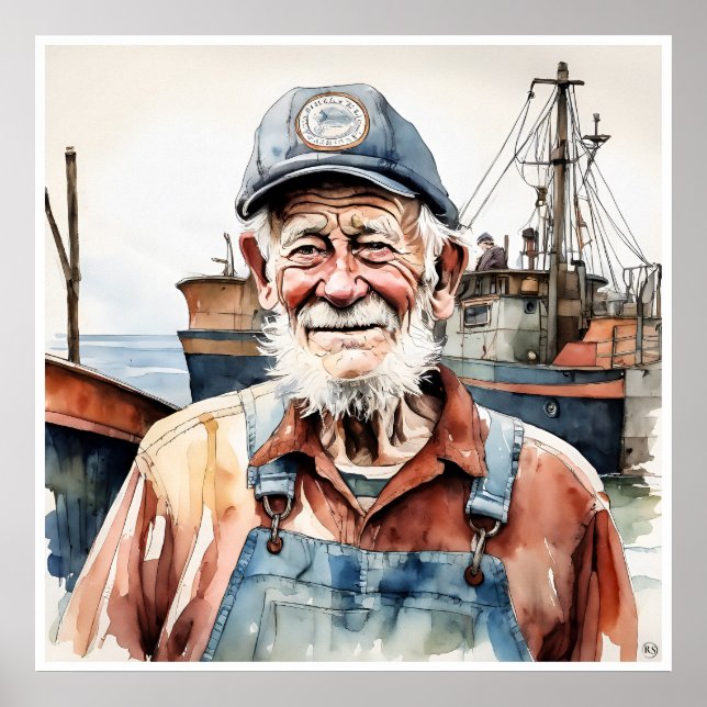 Fisherman - Archival Art Print (Front)