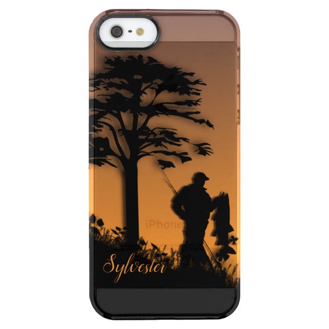 Fisherman at Dusk Uncommon iPhone Case (Back)