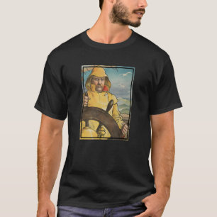 Fisherman at The Helm Illustration 1902 T-Shirt