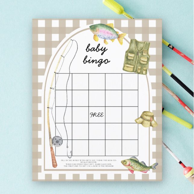 Fisherman Baby shower bingo game (Creator Uploaded)