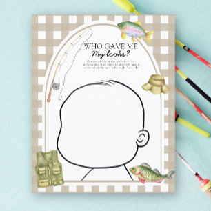 Fisherman baby shower - Who gave me my looks game