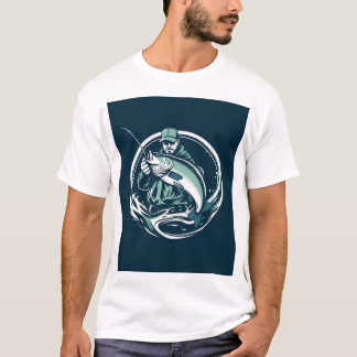 Fisherman Badge Style Fish Whisperer Tee