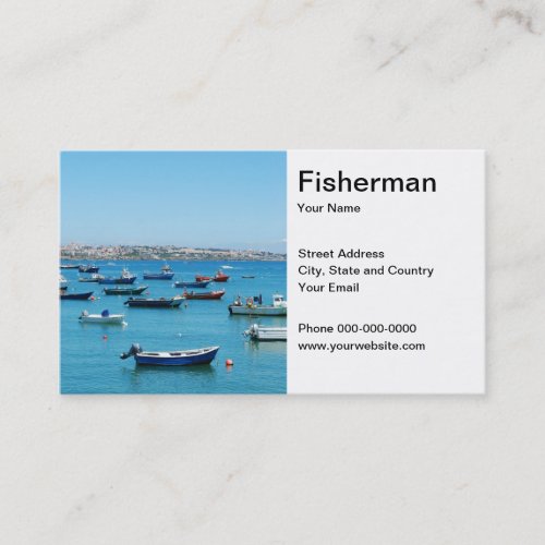 Fisherman Business Card