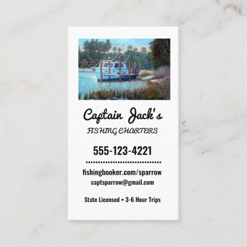 Fisherman Charter Company Business Card