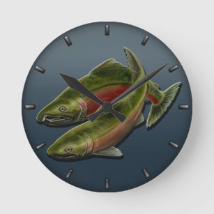 Gift for Fisherman, Fishing Gift, Fishing Wall Clock, Fisherman
