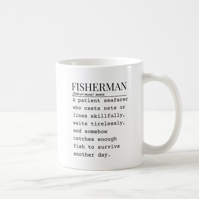 Fisherman Coffee Mug (Right)