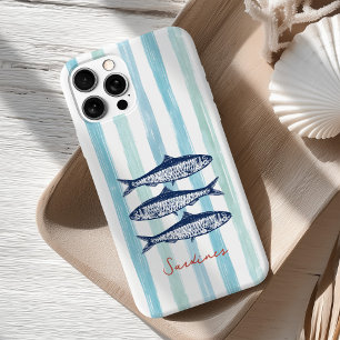 Fisherman Core Sardines Stripes iPhone 16 Case