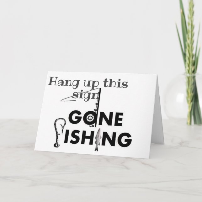 ***FISHERMAN*** FISH ALL DAY ON YOUR BIRTHDAY!!!! CARD (Front)