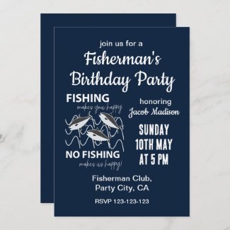 Fisherman Fishing Birthday Party