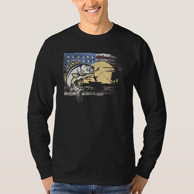 Fisherman Fishing Fishermen Fish Fly Fishing Fish  T-Shirt (Front)