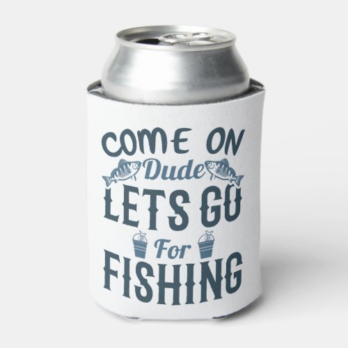 Fisherman fishing fresh fish can cooler