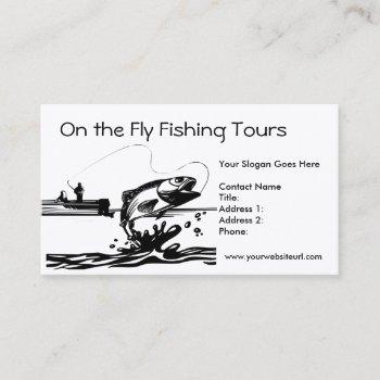 Fisherman Fishing On Lake Business Card Template by RedneckHillbillies at Zazzle