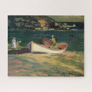 Fisherman in Cape Elizabeth (Maine, USA) Jigsaw Puzzle