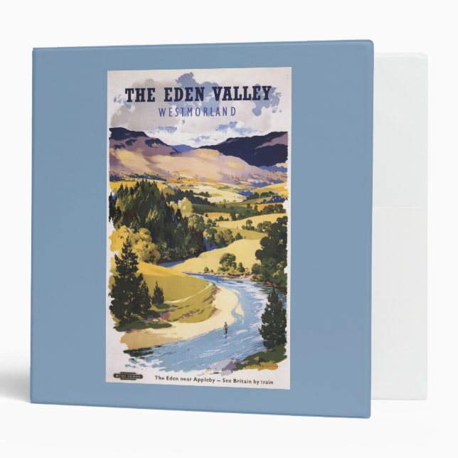 Fisherman in the Eden Valley 3 Ring Binder (Front/Inside)