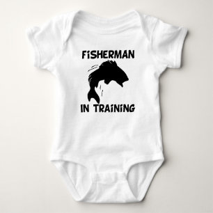 Fisherman In Training Baby Bodysuit