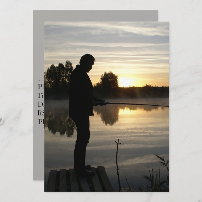 fisherman invitation (Front/Back)