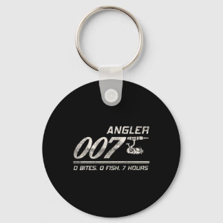 Fisherman Joke Dad Grandpa Angler 007 Funny Fishin Keychain