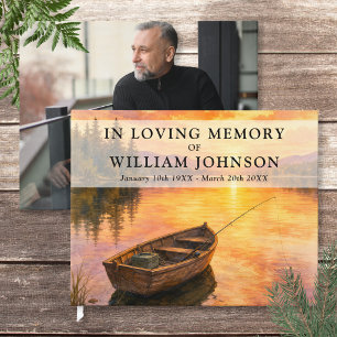 Fisherman Lake Celebration of Life Funeral Photo Guest Book