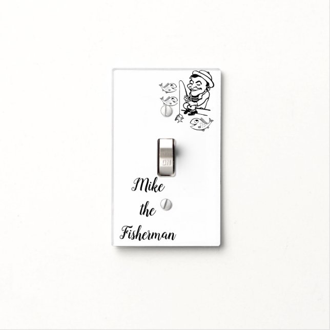 Fisherman Light Switch Cover (In Situ)