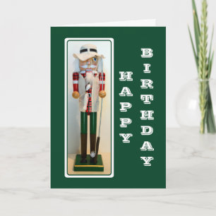 Fisherman Nutcracker Happy Birthday Card