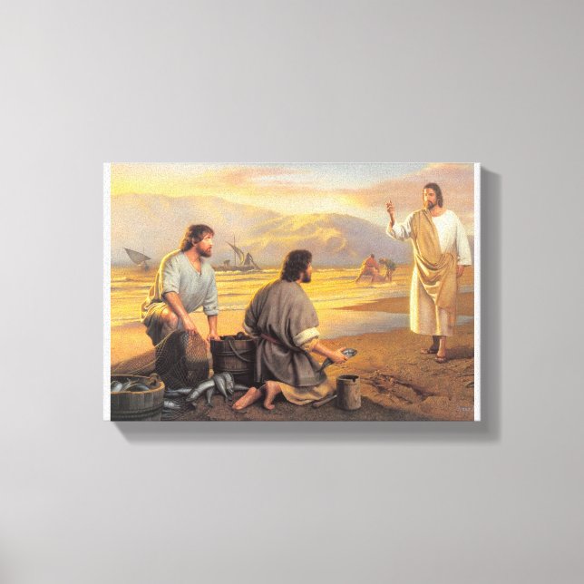 Fisherman of men canvas print (Front)