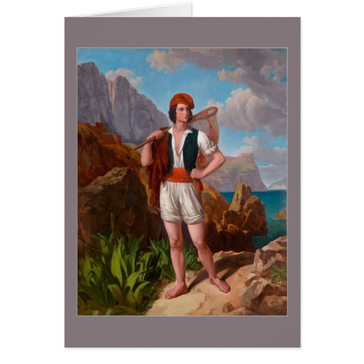 Fisherman on Amalfi Coast by Ebert (Front)