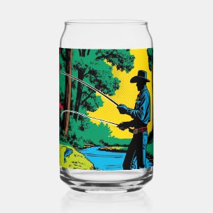 Fisherman on Riverbank
Beer Can Glass