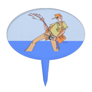 Fisherman oval cake picks