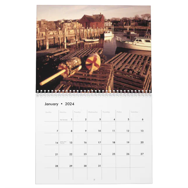 Fisherman Photography Calendar Zazzle