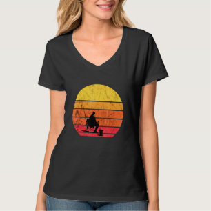 Fisherman Retro Vintage Sunset Fish Freshwater Fis T-Shirt
