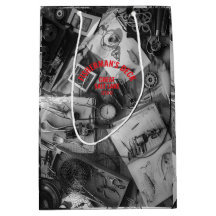 Fisherman’s Deck Black and White Gift Bag