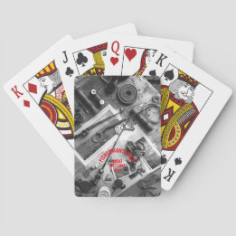 Fisherman’s Deck Black and White Playing Cards