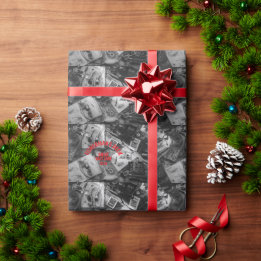 Fisherman’s Deck Black and White Wrapping Paper