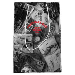 Fisherman’s Deck Custom Black and White Gift Bag